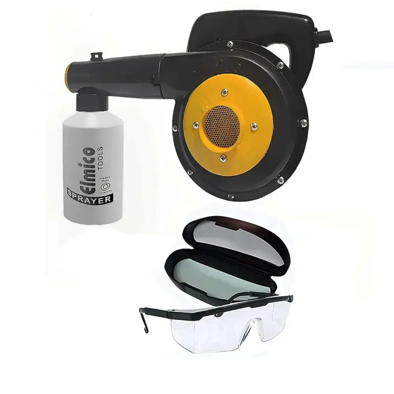 Elmico Air Blower Cum Sanitizer Sprayer Machine With Goggle And 6 Month Warranty(EB3+Sanitizer+Goggle) Professional Grade